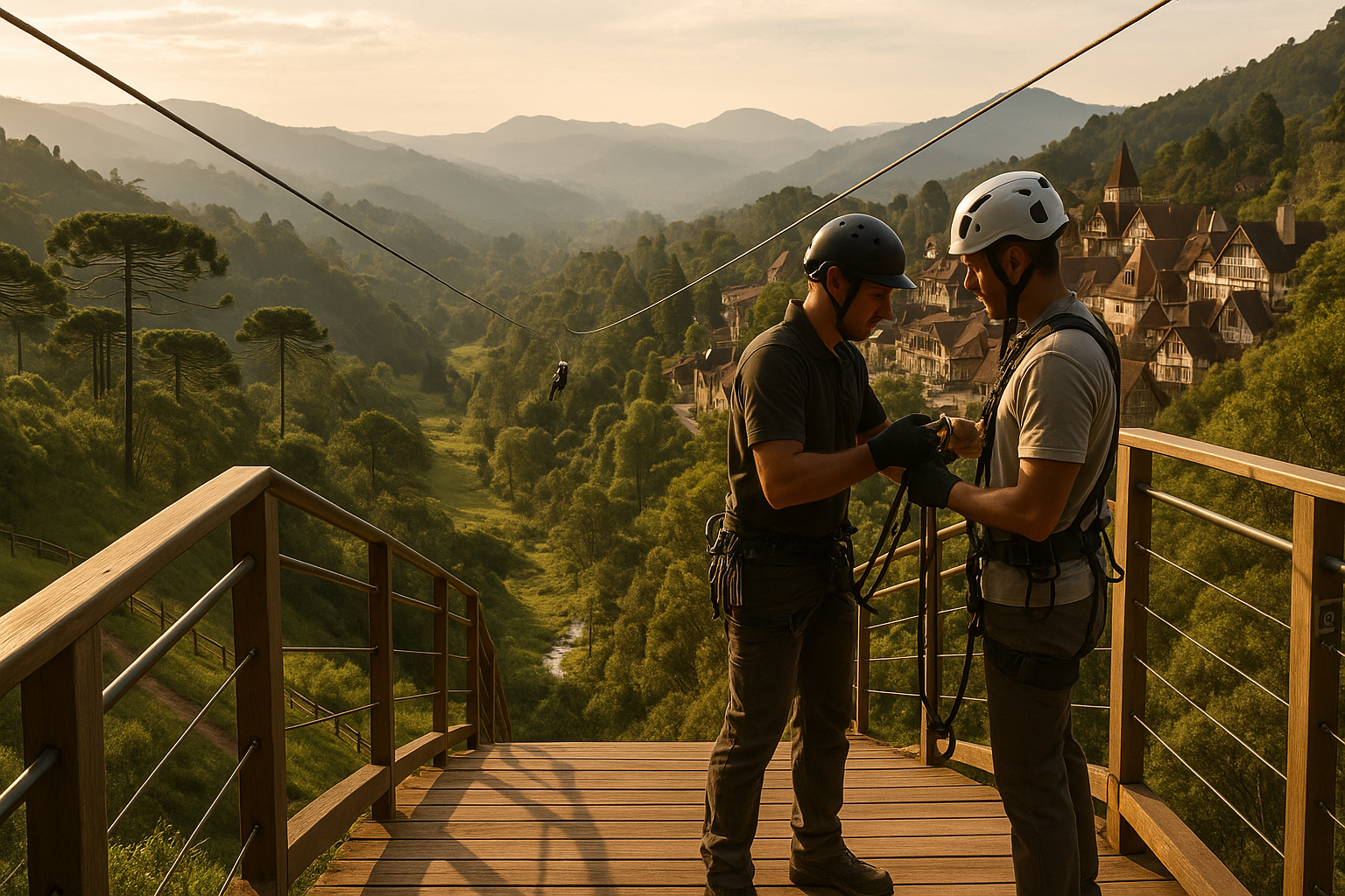 Tirolesa em Campos do Jordão: aventura e ecoturismo na Mantiqueira